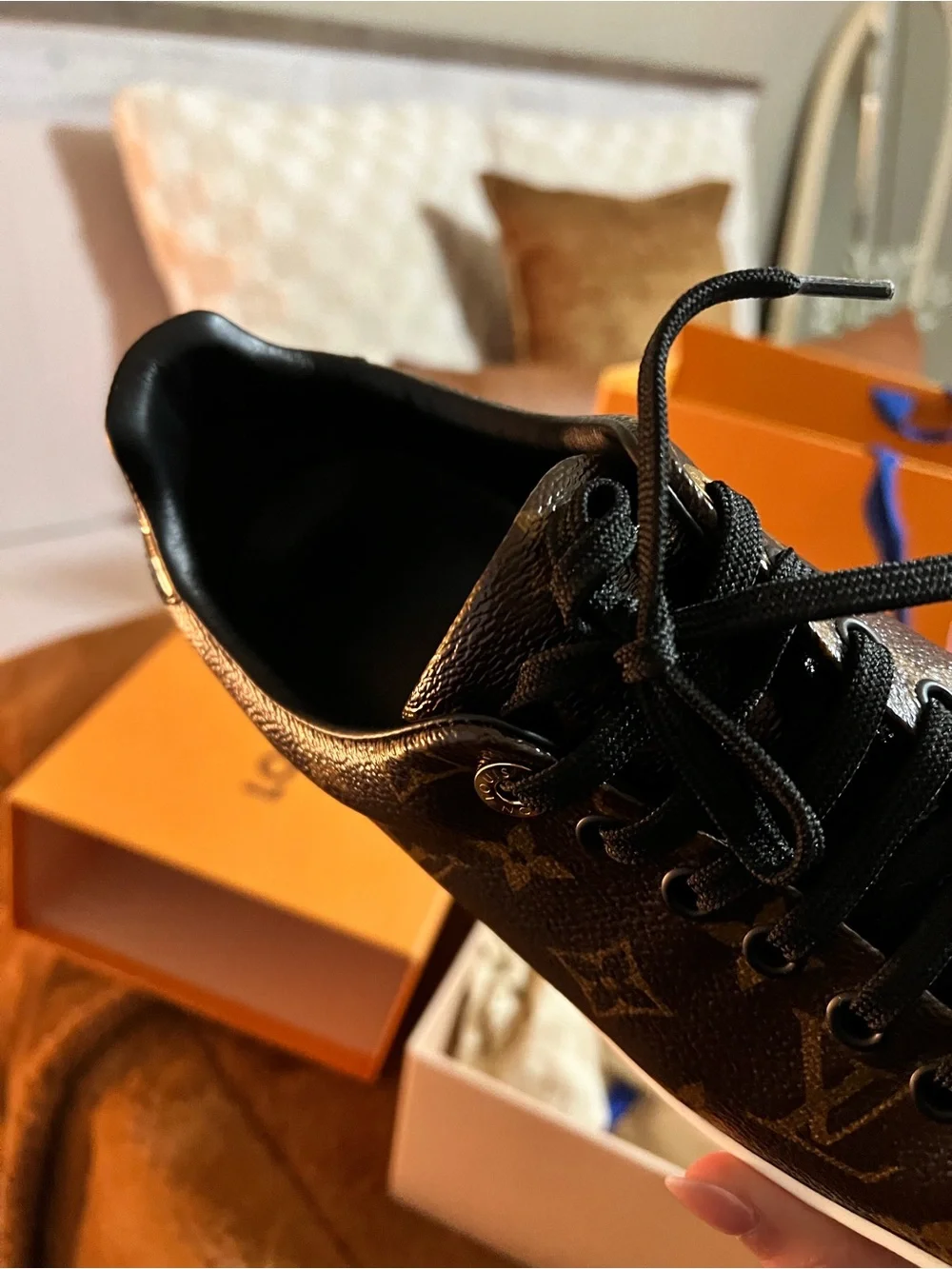 Louis Vuitton Women’s Brown Monogram Low-Top Sneaker